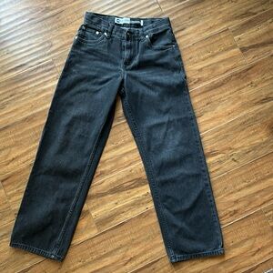 Black SilverTab Levi’s W26 loose Jean Denim